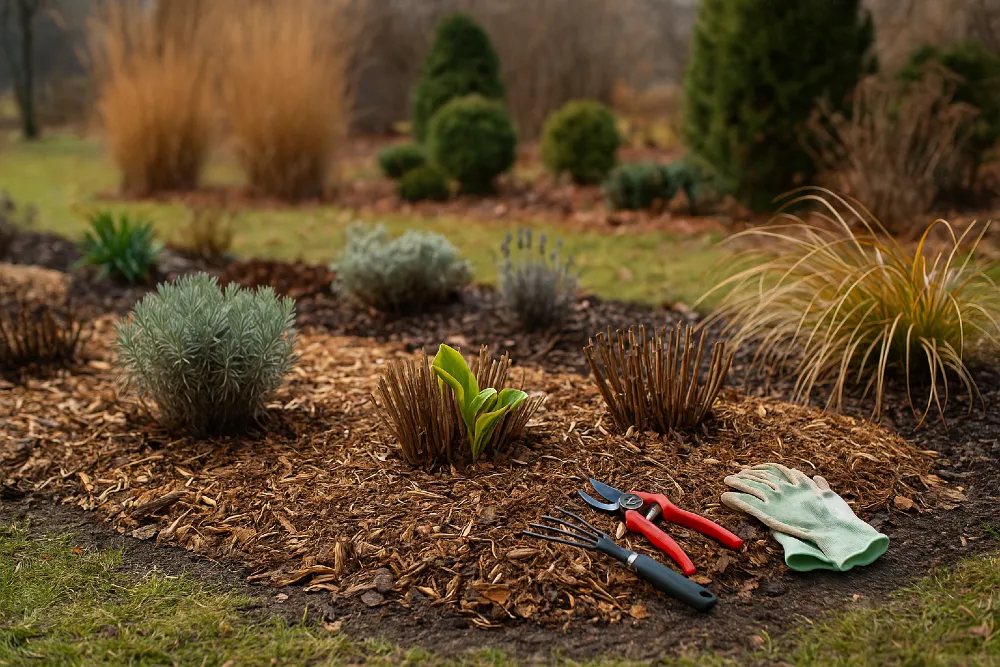 Az évelőágyások téli védelme és teleltetése: Útmutató a sikeres átteleléshez