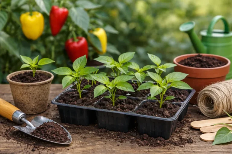 Paprika palánta nevelése lépésről lépésre – a vetéstől a kiültetésig