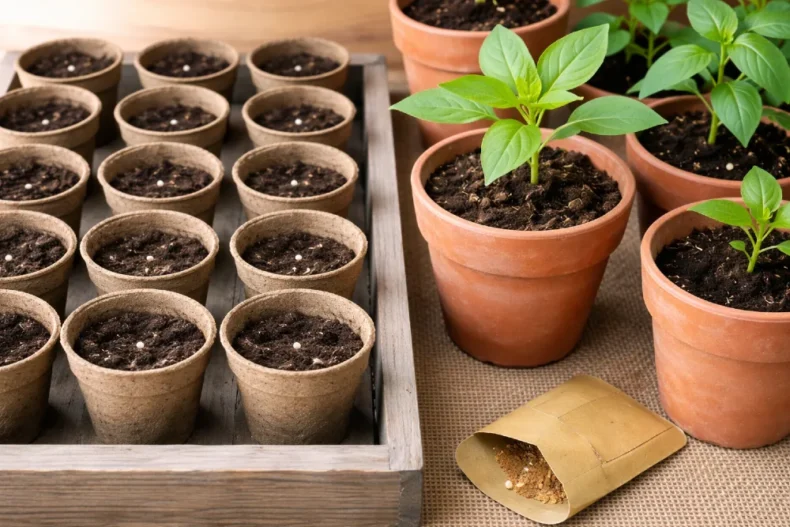 Paprika vetése lépésről lépésre – Mikor és hogyan és mibe vesd, hogy erős palántáid legyenek? 3 Paprika vetése lépésről lépésre