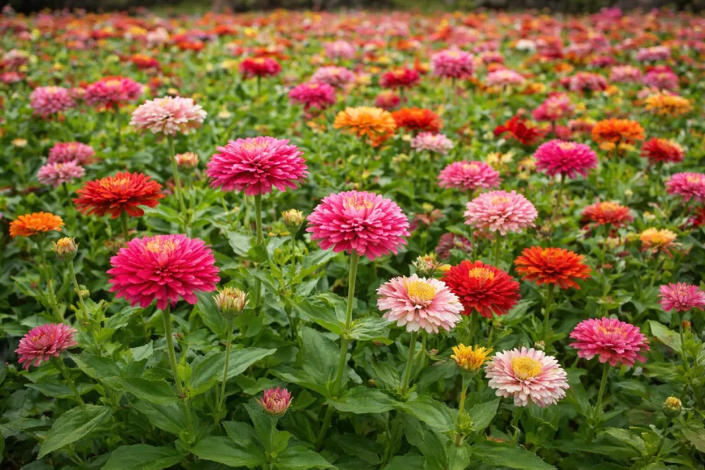 Pompás rézvirág (Zinnia elegans) gondozása